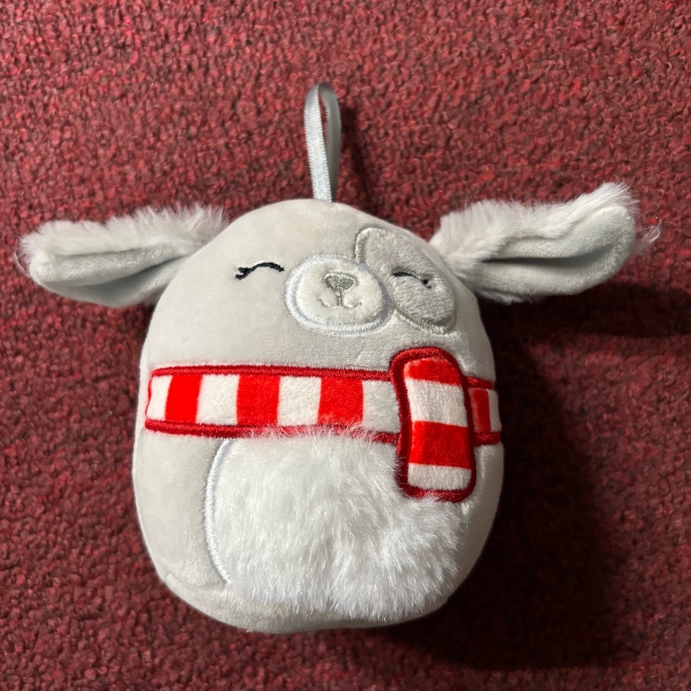 Squishmallows Ivy the Dog 4” Ornament Stuffed Plush